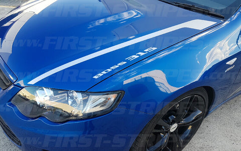 FORD " FG GS Mk2 " FALCON XR8 XR6 " Bonnet Stripes & Decals " BOSS 315