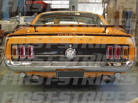 FORD 1969 MUSTANG MACH 1 " REFLECTIVE STRIPE KIT "
