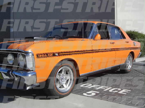 FORD XY GT HO FALCON SIDE STRIPE KIT