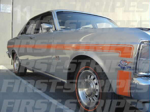 FORD XW GT FALCON " REFLECTIVE " SIDE STRIPE KIT