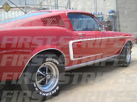 FORD 1968 Mustang GT Side 'C' Stripe